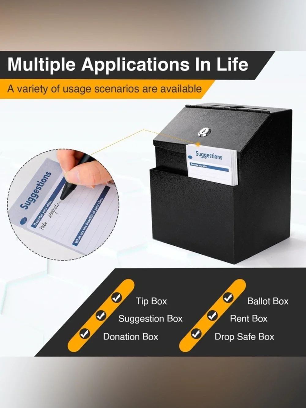 LINSIRON Suggestion Box 2 pc